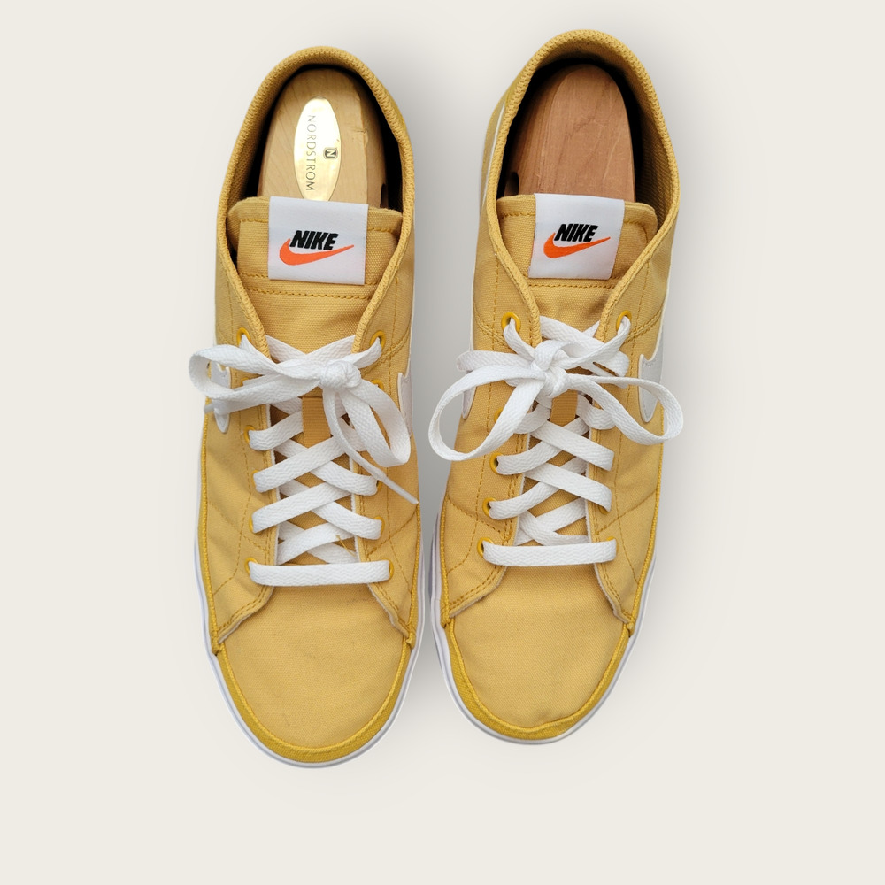 Nike Court Legacy Canvas Sanded Gold Sneakers Men Sz 11 CW6539-700 - Picture 6 of 16